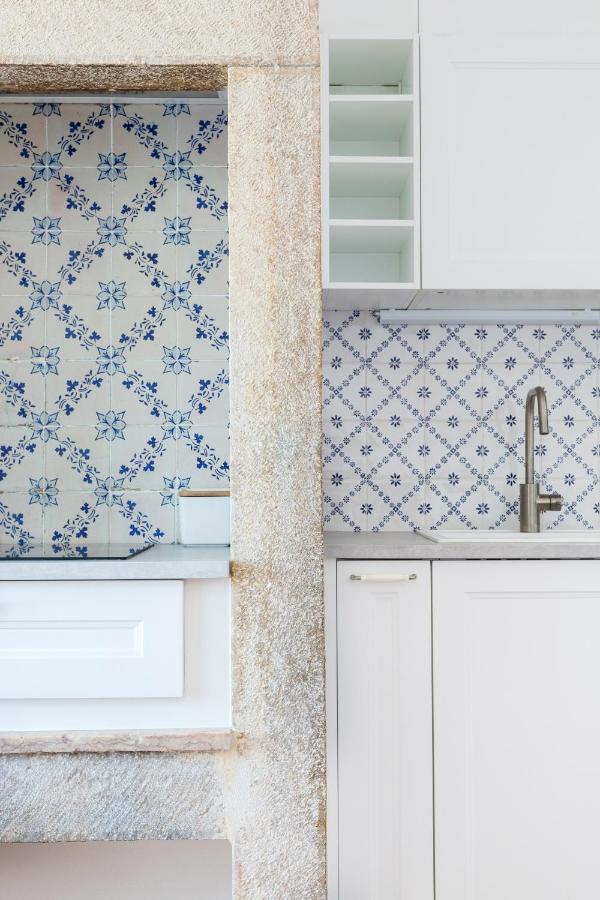 White & Blue Vintage Home In Graca Lissabon Buitenkant foto
